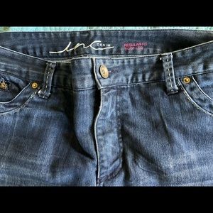 COPY - INC Denim regular fit boot leg jeans